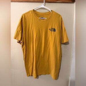 The North Face Bear Graphic T Shirt XL Mustard Yellow